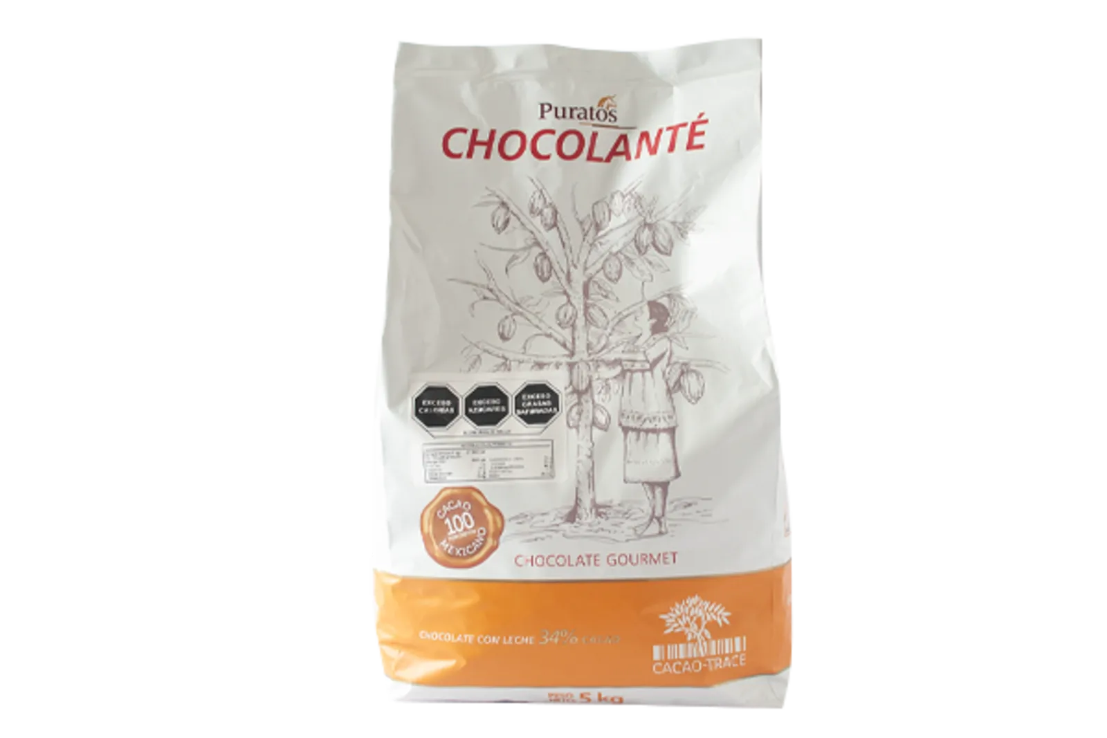 Chocolanté Leche CT 34% 5 KG - Puratos